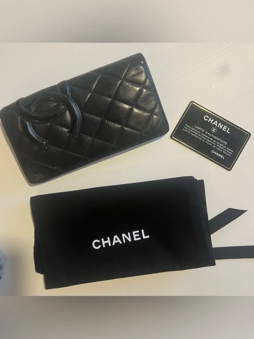 Chanel CAMBON Bifold wallet with Crossbody/Top Handle Chain